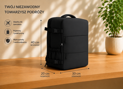 Plecak turystyczny do samolotu BASIC 40x30x20cm